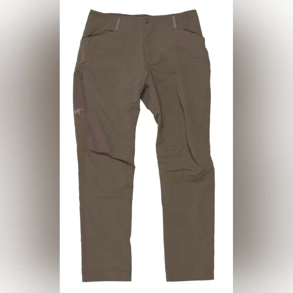 Arc'teryz Men's Hiking Pants | Creston Pants Khaki/Olive Green Size 38